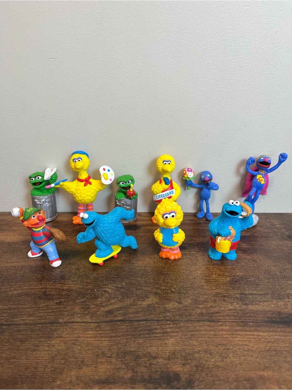 Vintage 80s Applause Sesame Street PVC Figurine Assortment